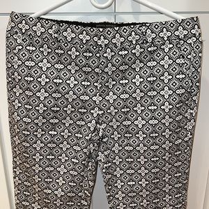 Banana Republic Mod Geometric Print Pants Size 6 LIKE NEW